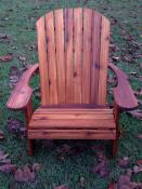 Click to enlarge image beautiful cedar stained adirondack - Standard Adirondack Chair: 20" Seat - Our Top-Selling Conventional Adirondack Chair