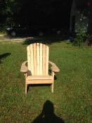 Click to enlarge image Adirondack chair with fancy front - Standard Adirondack Chair: 20" Seat - Our Top-Selling Conventional Adirondack Chair