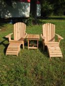 Click to enlarge image front angle of adirondack chair - Standard Adirondack Chair: 20" Seat - Our Top-Selling Conventional Adirondack Chair