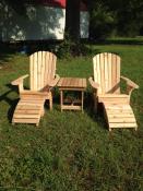 Click to enlarge image great adirondack set - Standard Adirondack Chair: 20" Seat - Our Top-Selling Conventional Adirondack Chair
