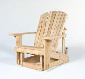 Click to enlarge image  - Standard Adirondack Glider: 20" seat - Glide your day away