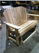 Click to enlarge image Garden Glider - Garden Bench Glider: 44" seat -
